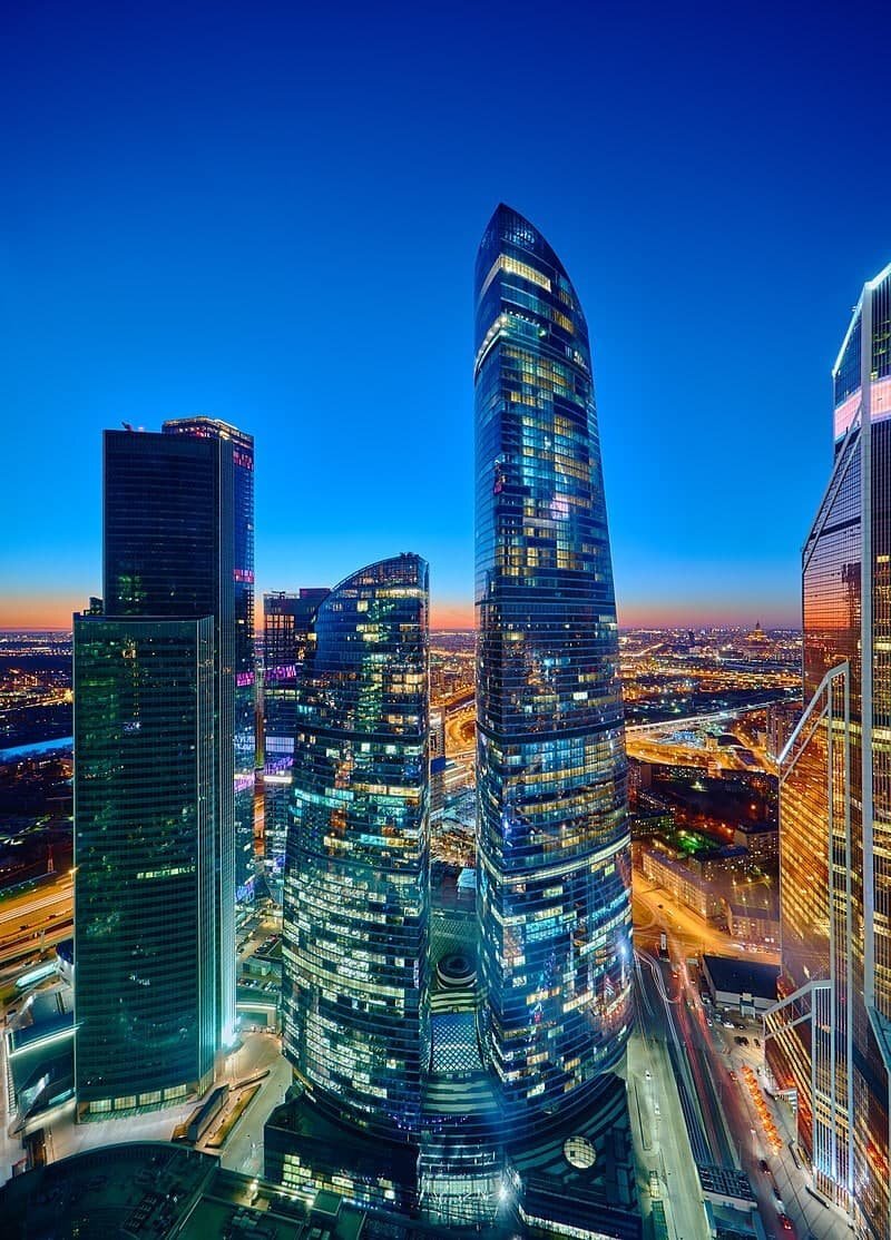 Башня "Федерация", самое высокое здание в Москве. Фото: Википедия 