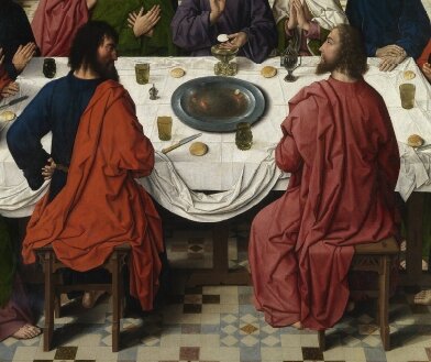 Деталь картины Тайна вечера, Дирк Баутс