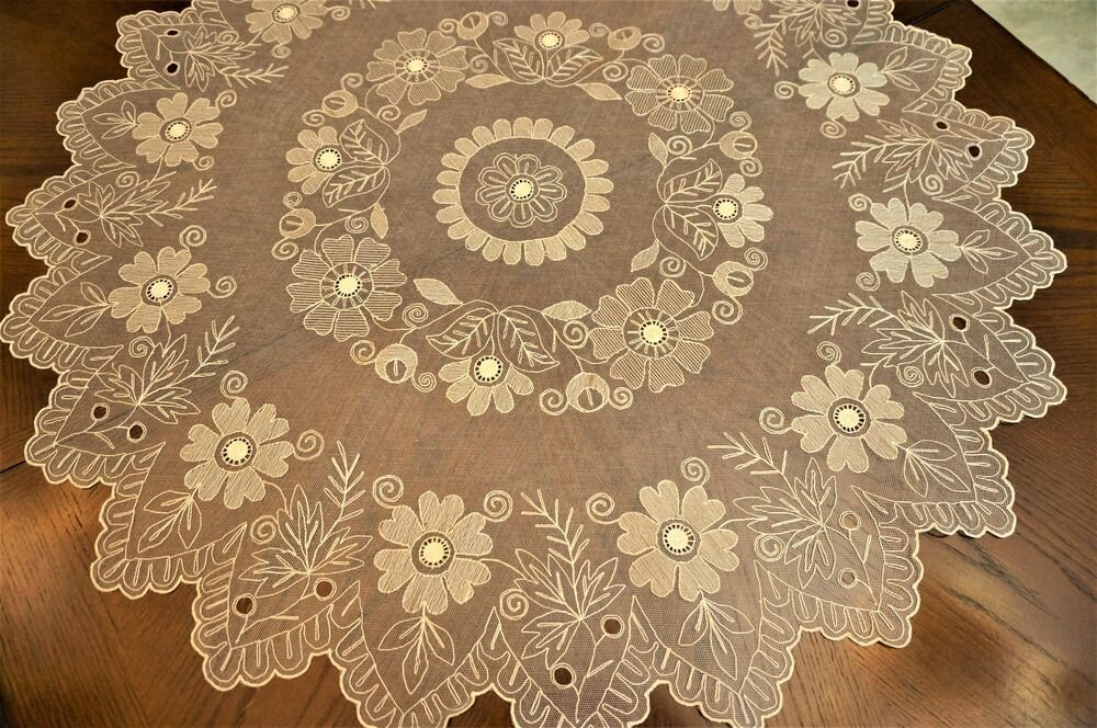 Изысканные узоры ирландского кружева