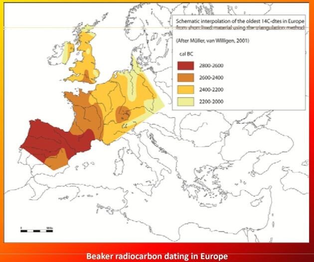 Карта культыры колоколовидных кубков