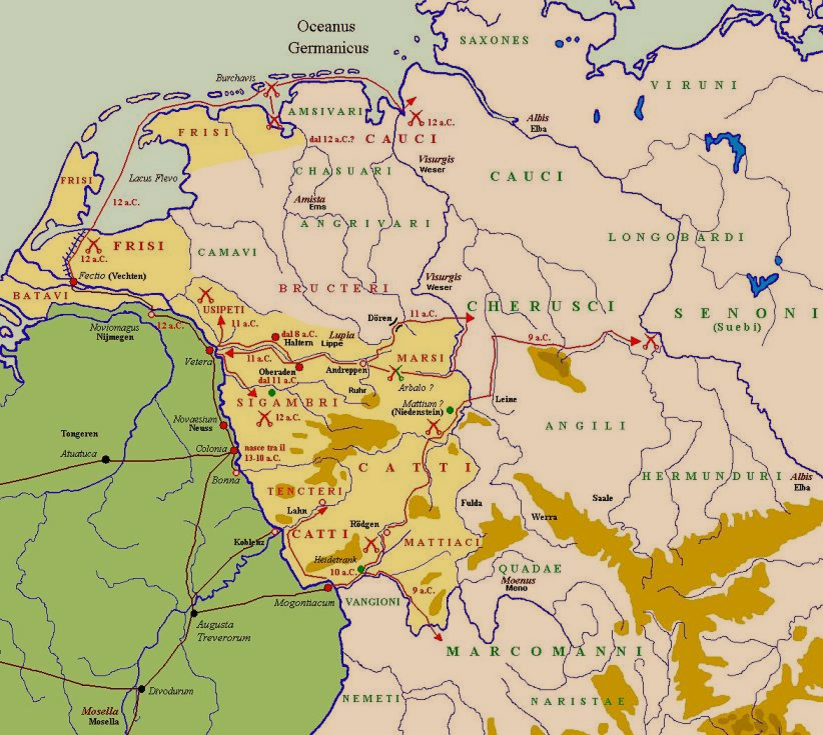 Походы Друза в Германию