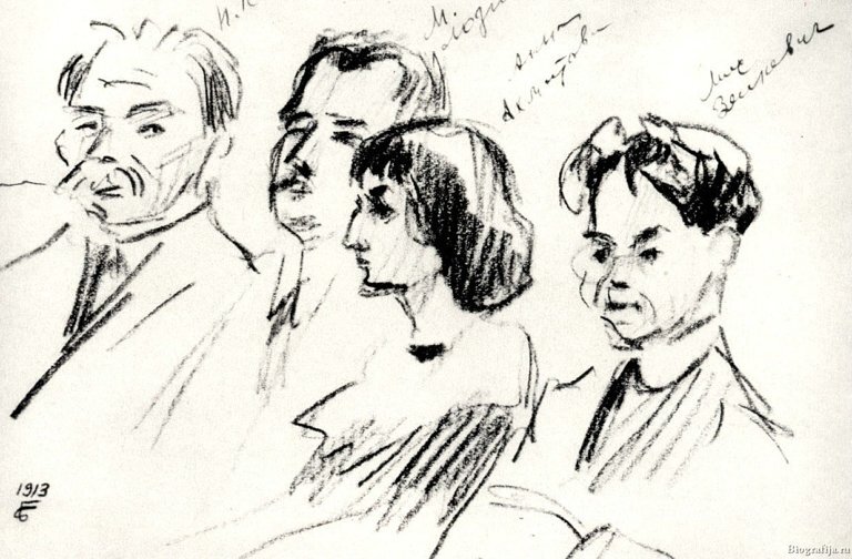 Осип Мандельштам "Зарисовка собрания «Цеха поэтов», основателей течения акмеизма"