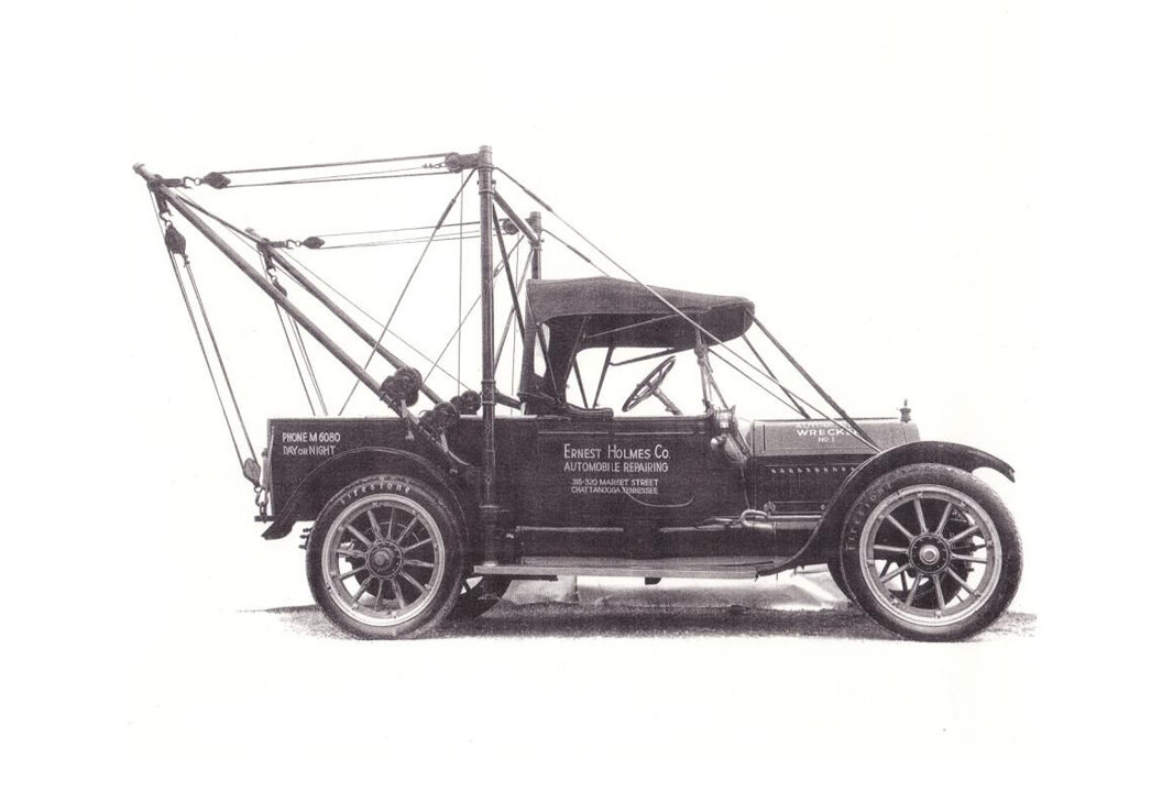 Запатентованный эвакуатор Эрнестом Холмсом в 1919 году