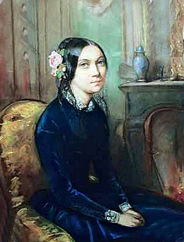 (Эмиль Франсуа Дессен. Идалия Григорьевна Полетика. 1848)