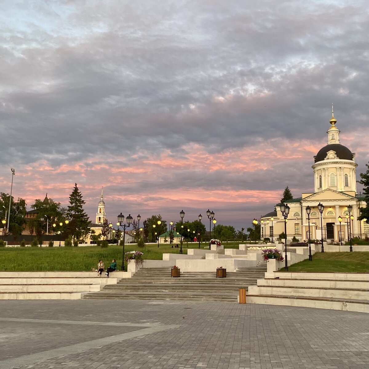 Закат в Коломне (фото автора) 