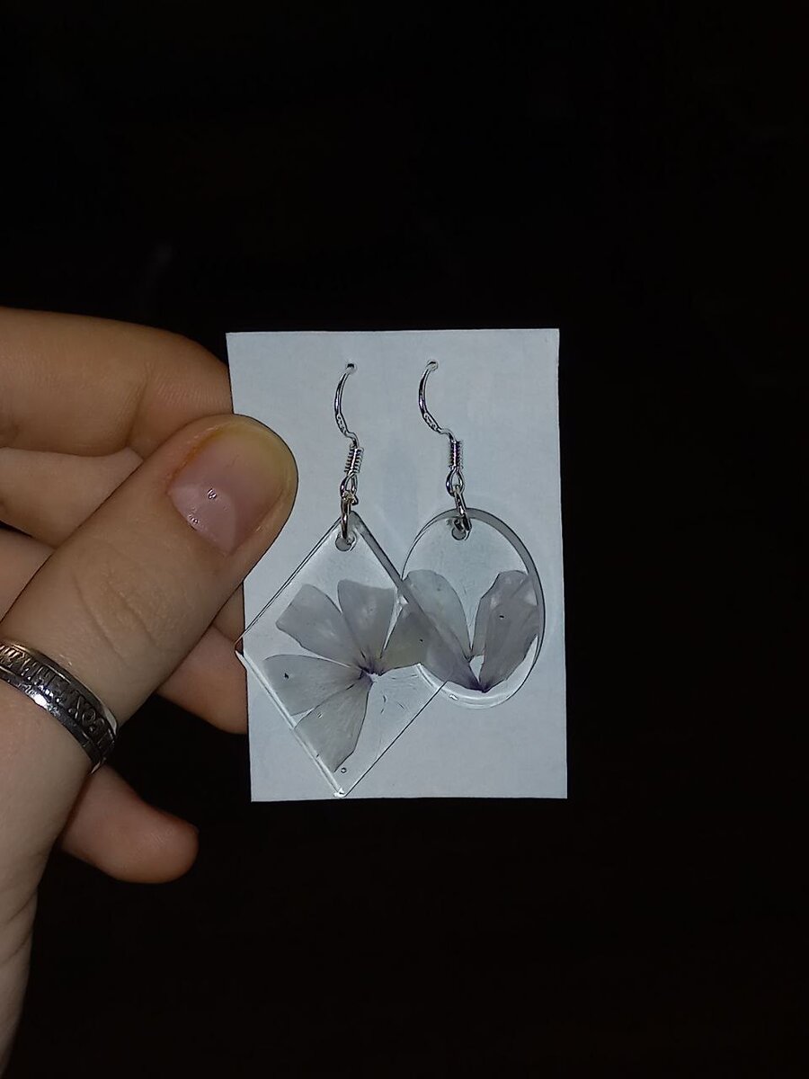 На фото предаставлена моя работа - серьги.