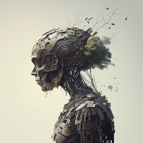 Одна из вариаций образа искуственного интелекта