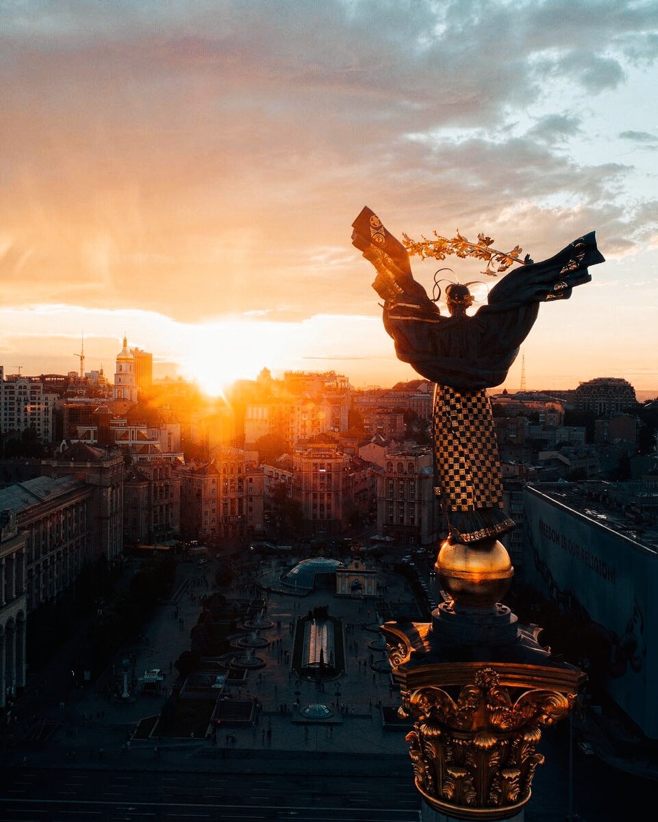 Украина с высоты птичьего полёта