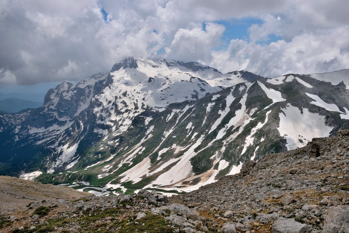 Гора Фишт с самолета