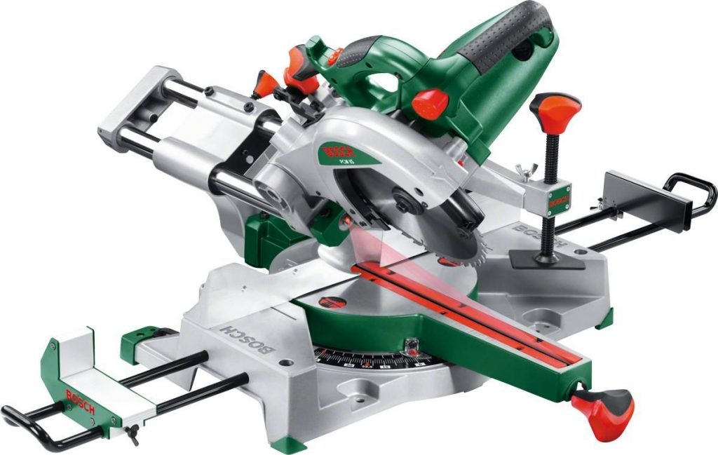 Торцовочная ручная пила Бош с функцией распила под углом