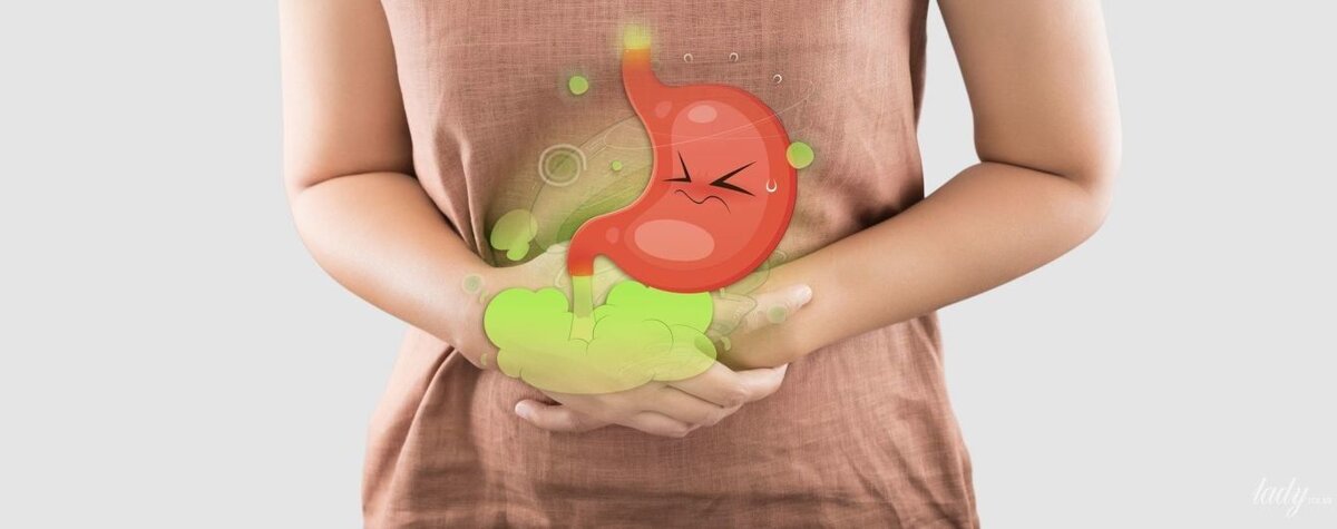 Вздутие живота и газообразование доставляют сильный дискомфорт 