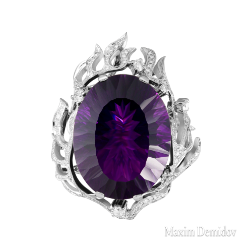 Кольцо "Сумеречные лучи" от Maxim Demidov