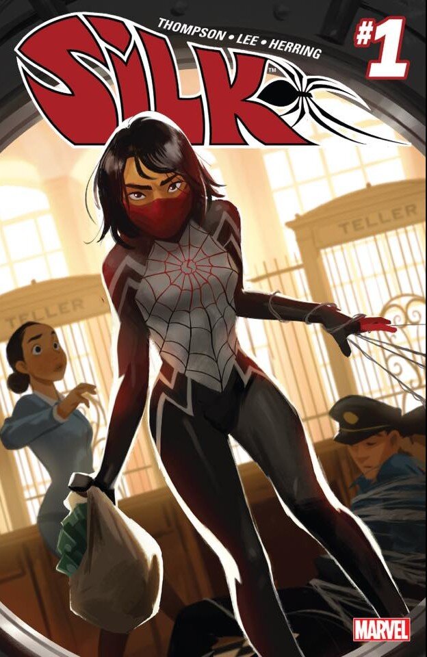 Шёлк в своём первом комиксе