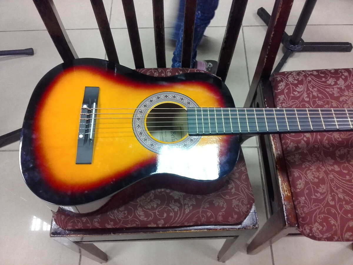 Гитара с маленьким корпусом, меньше чем 3/4