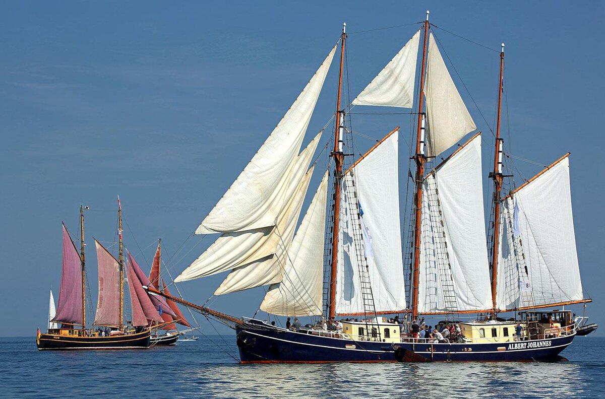 Dutch old-fashioned schooner