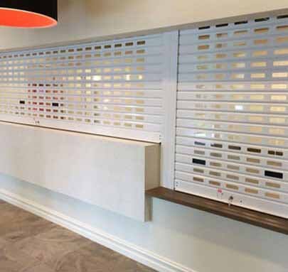 Вариант установки рольставней