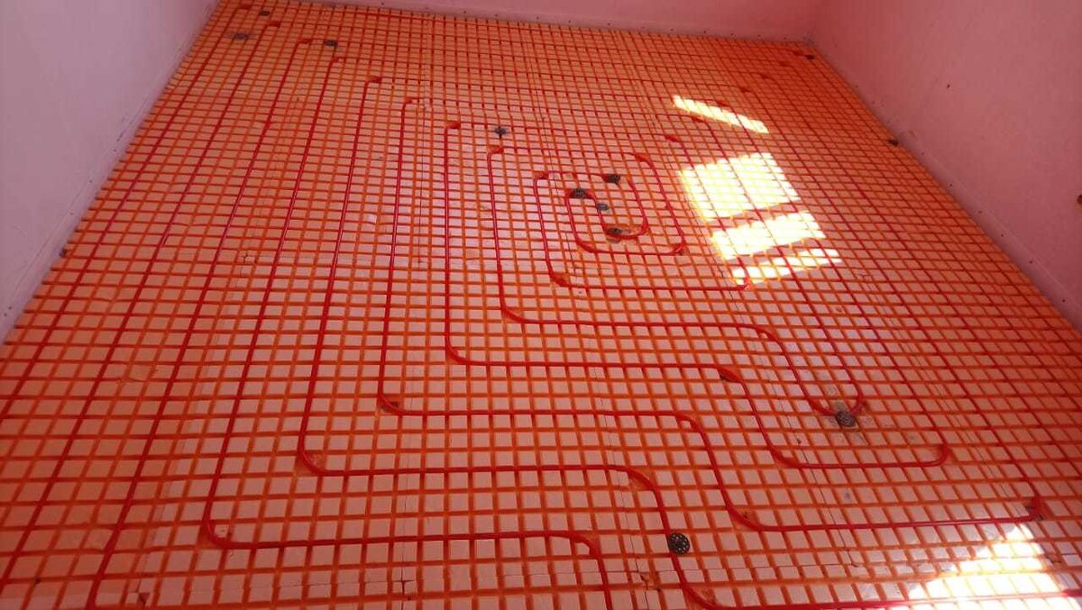 Водяной теплый пол без бетонной стяжки