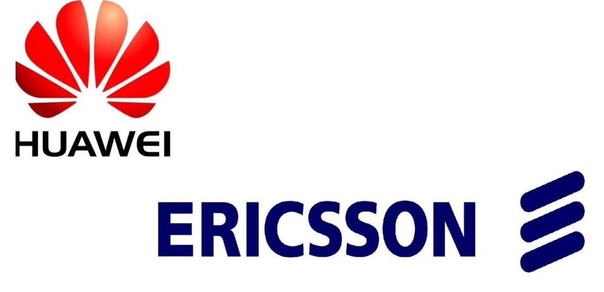 Логотипы Huawei и Ericsson