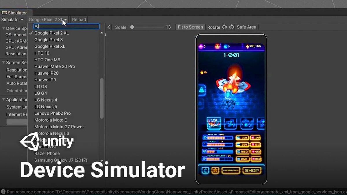 Device Simulator. Unity device ID. Run device Unity кнопка не активна. They to use Unite to simulate.