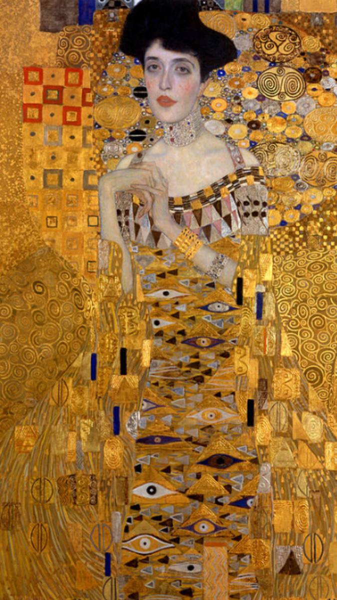 Фрагмент картины "Золотая Адель" 