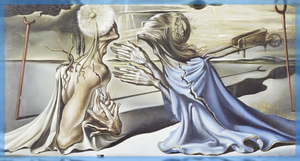 Картина Сальвадора Дали "Тристан и Изольда"