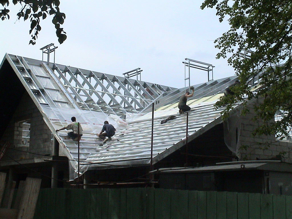 Металлическая стропильная система. Фото из открытых источников