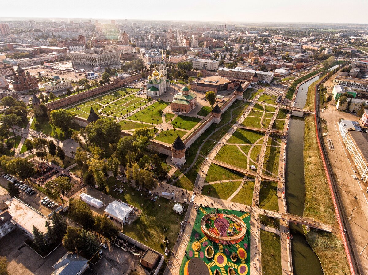 Тульский Кремль Тула с высоты