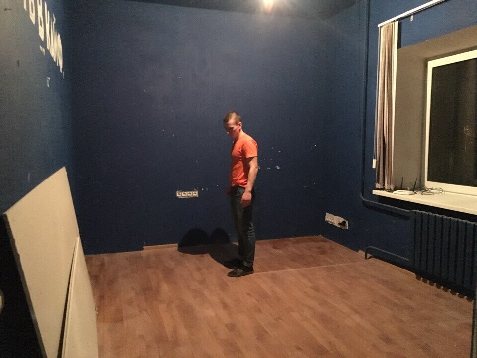 Комната до ремонта