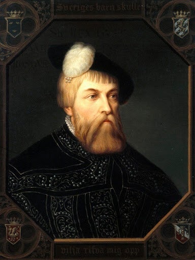 портрет Густава Ваза