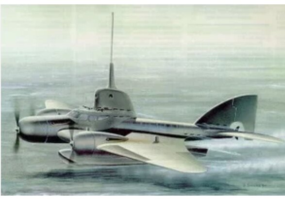 Вот как надо курить. Летающая подводная лодка СССР. Статья для тех кто хочет поржать