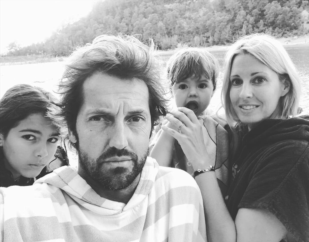 Фредерик Дифенталь с женой и детьми. Фото: Instagram
