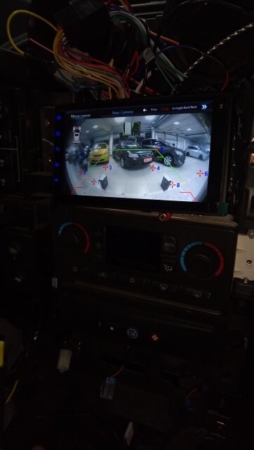 Установка системы кругового обзора на HUMMER H2 