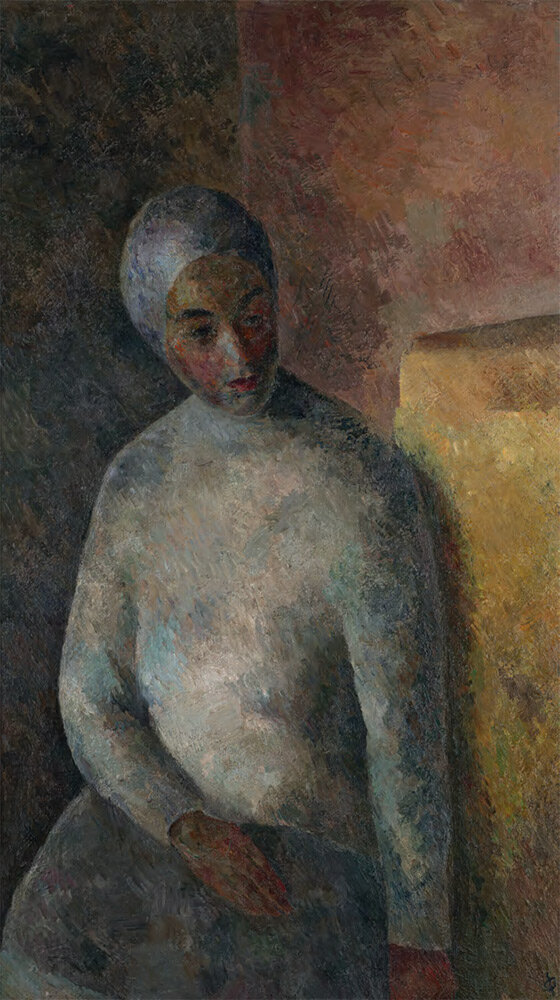 Р.Р. ФАЛЬК. Женщина в белой повязке. 1922–1923 
Холст, масло. 118 * 67
© ГТГ