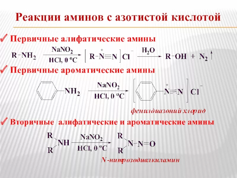 Аминов национальность какая. Реакция взаимодействия с азотной кислотой Аминов. Реакция Аминов с азотистой кислотой. Взаимодействие первичных ароматических Аминов с азотистой кислотой. Взаимодействие первичного Амина с азотистой кислотой.