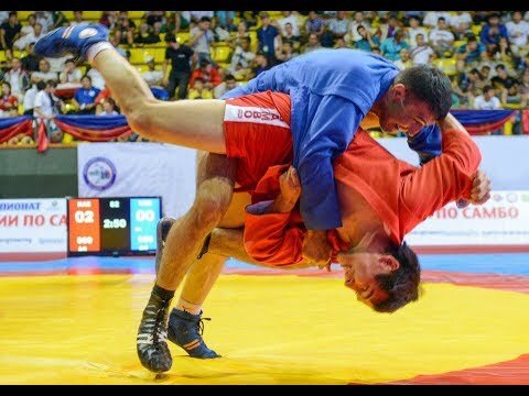 Бросок в самбо. Фото с  YouTube SAMBO AMAZING THROWS 2017 