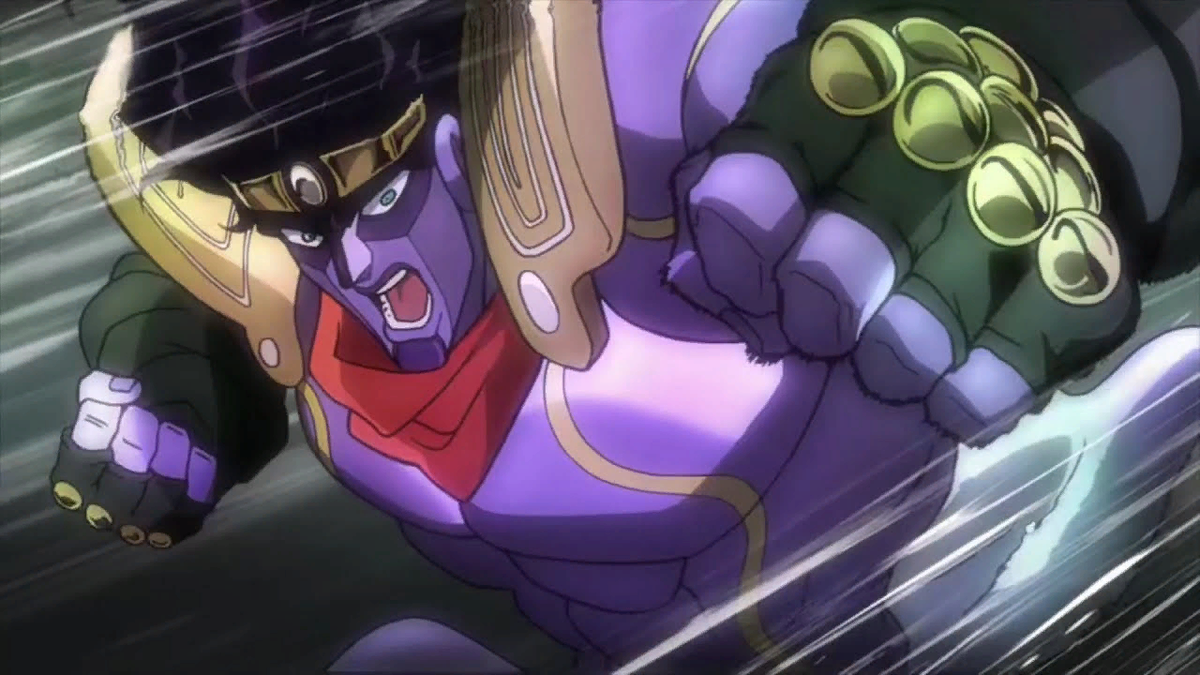 Star Platinum в бою.