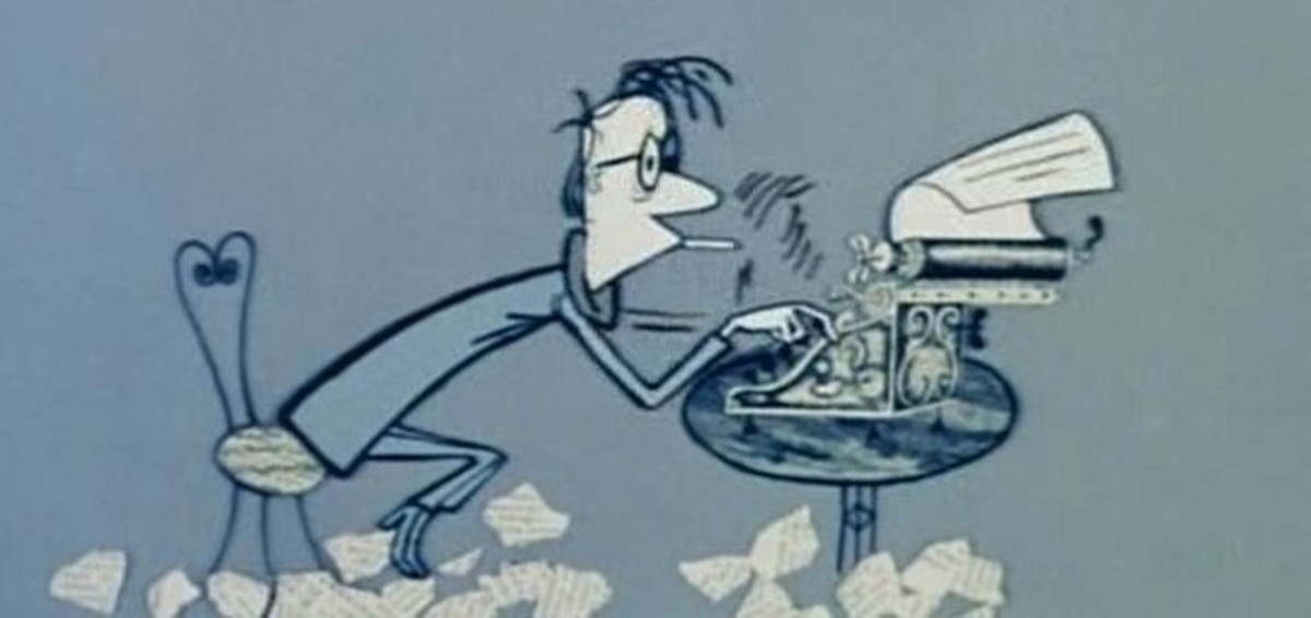 Кадр из м/ф "Фильм, фильм, фильм!". Реж. А.Хитрук