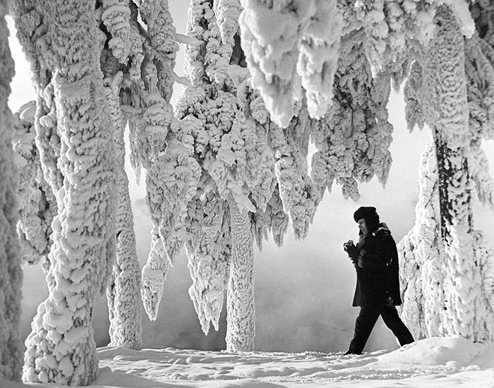 Свердловская область после снегопада, 1969-й год. Фото взято из открытых источников: Livejournal.com