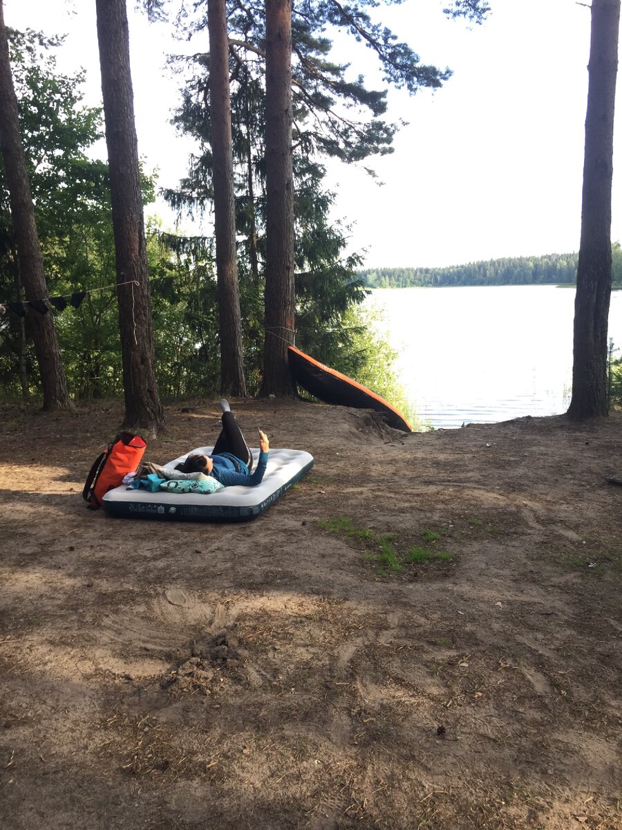 Оборудованное видовое место на Селигере для отдыха