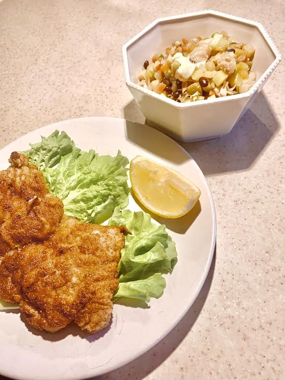 Шницель из телятины с гарниром "Жардиньер"/ Кухня Дилетантов Фотография: Алёна Андреева