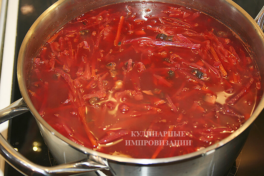 Готовый борщ