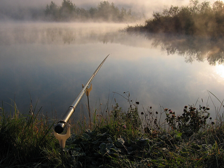 Красивый водоём рыбалка