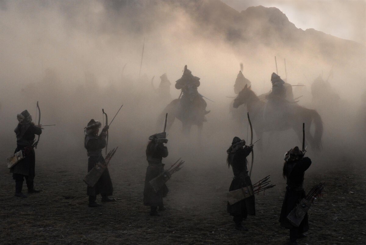 © Александр Забрин. Фотография сделана во время съемок фильма "Монгол"