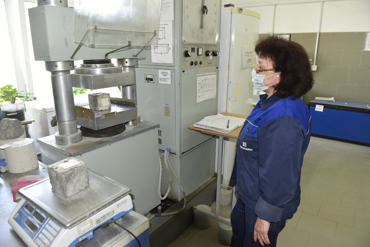 Испытание контрольных образцов 