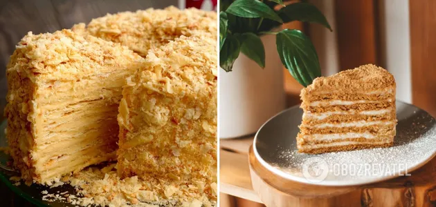 Хрустящий торт Наполеон