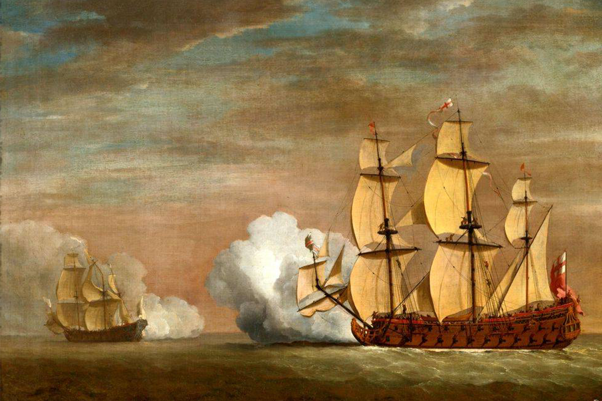 Британская военно морская живопись Ван де Вельде. Фрегат корабль 17 века. Британский Фрегат 17 века. Картины Ван де Вельде морские битвы. Фрегат 17