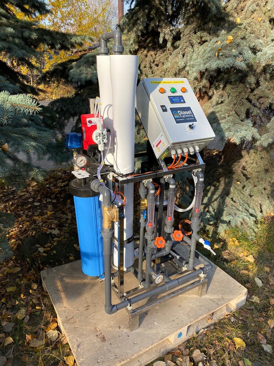 Установка обратного осмоса DRO 4040-2 на 500 л/ч.