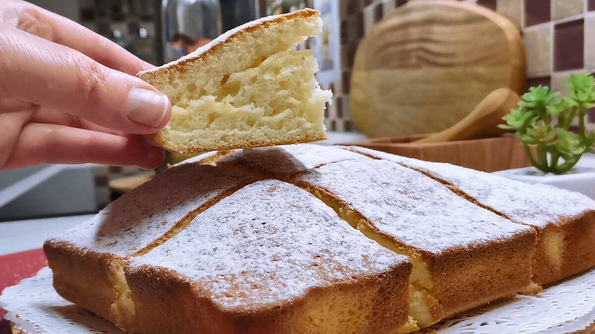 Горячий молочный пирог. Молочный пирог в Карибском стиле фото.