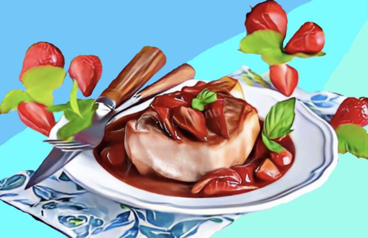 МЯСО С КЛУБНИКОЙ