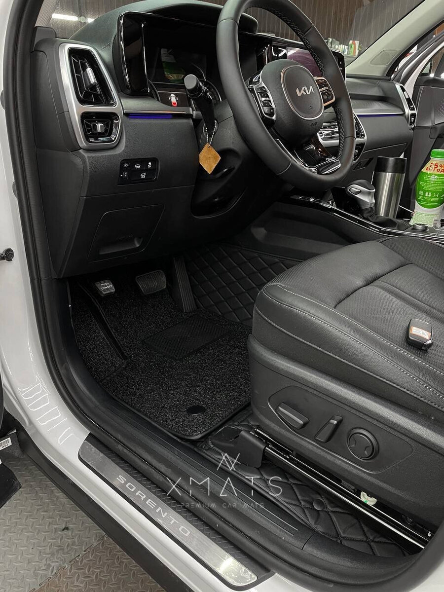 Коврики из экокожи на KIA Sorento MQ4